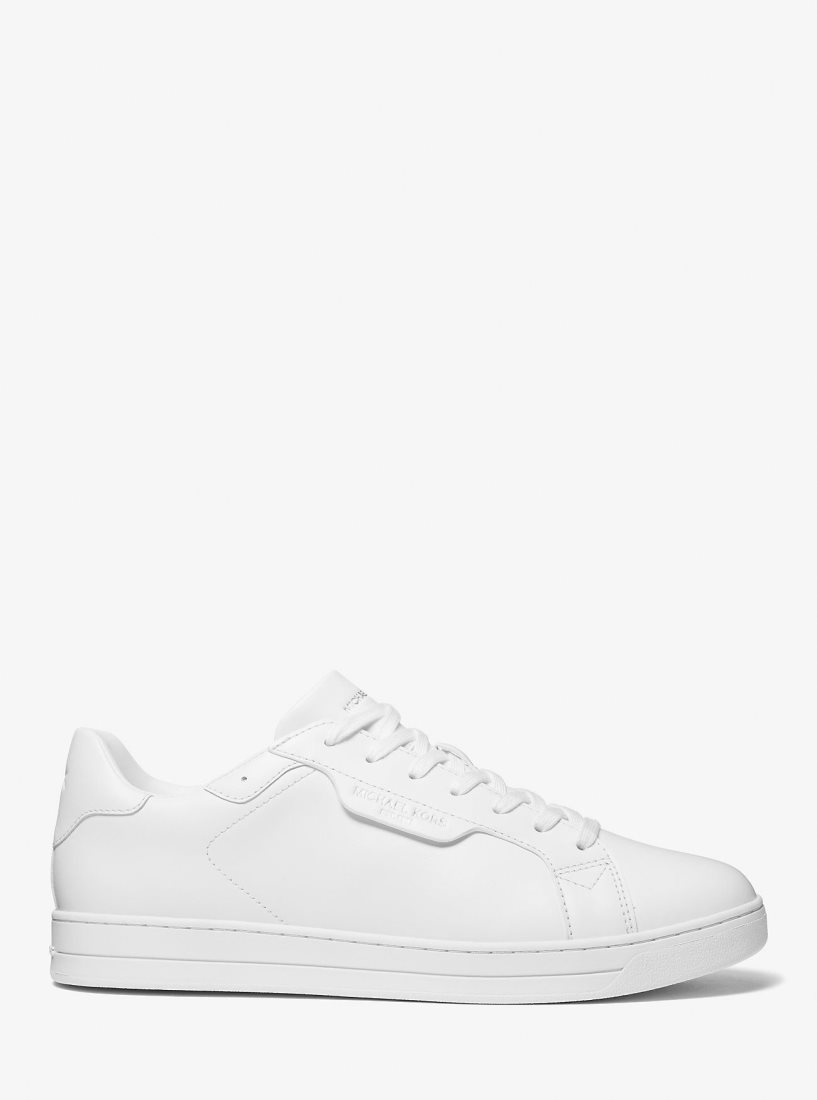 Basket Michael Kors Keating Leather Sneaker Homme Blanche | 1670XJBQC
