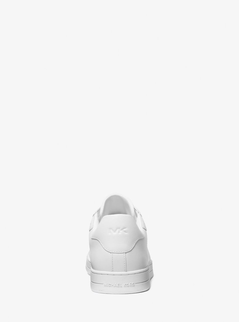 Basket Michael Kors Keating Leather Sneaker Homme Blanche | 1670XJBQC