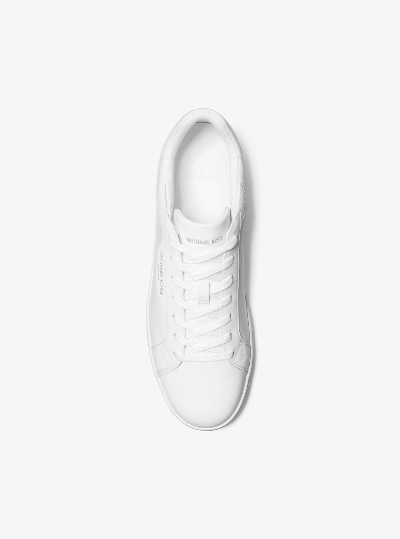 Basket Michael Kors Keating Leather Sneaker Homme Blanche | 1670XJBQC