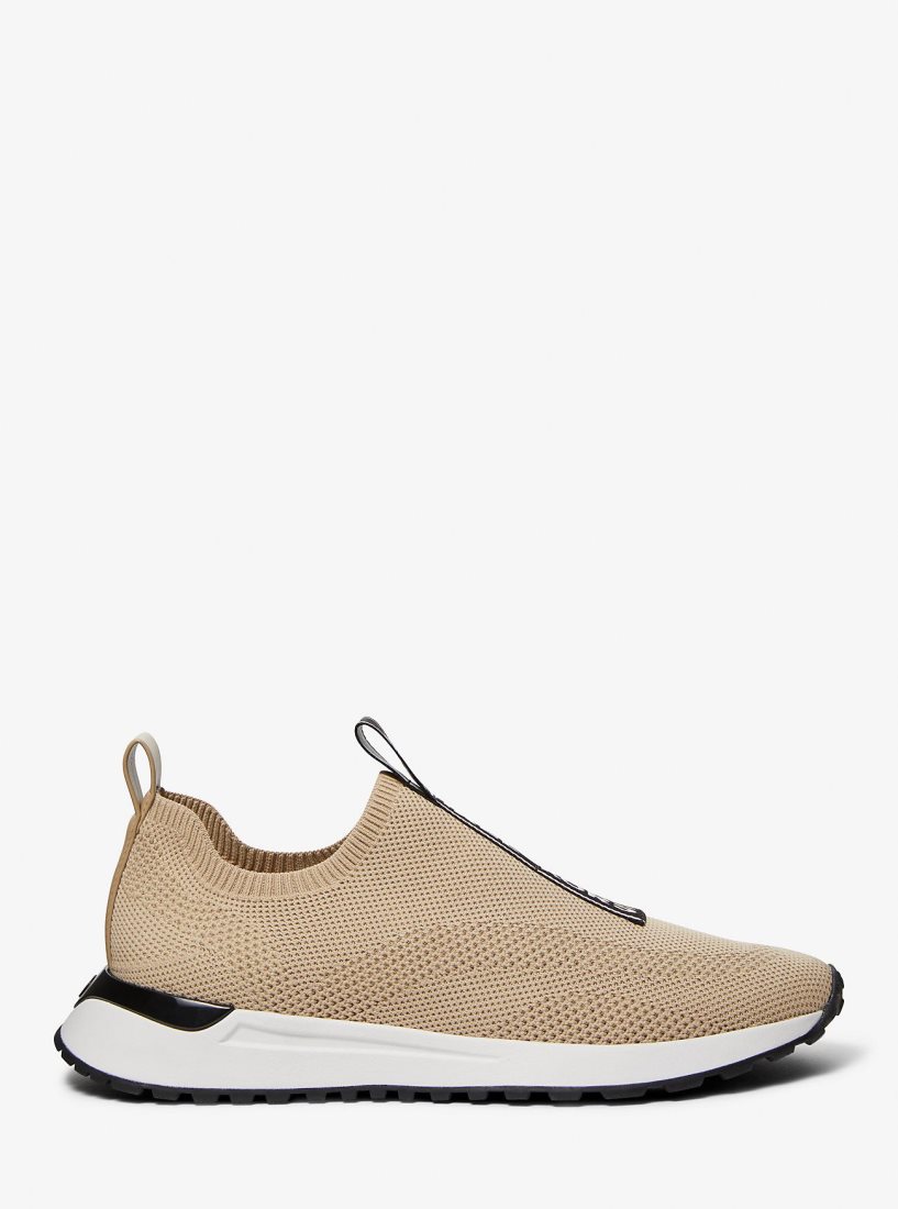 Basket Michael Kors Miles Stretch Knit Slip-On Sneaker Homme Chino | 5098OUADZ