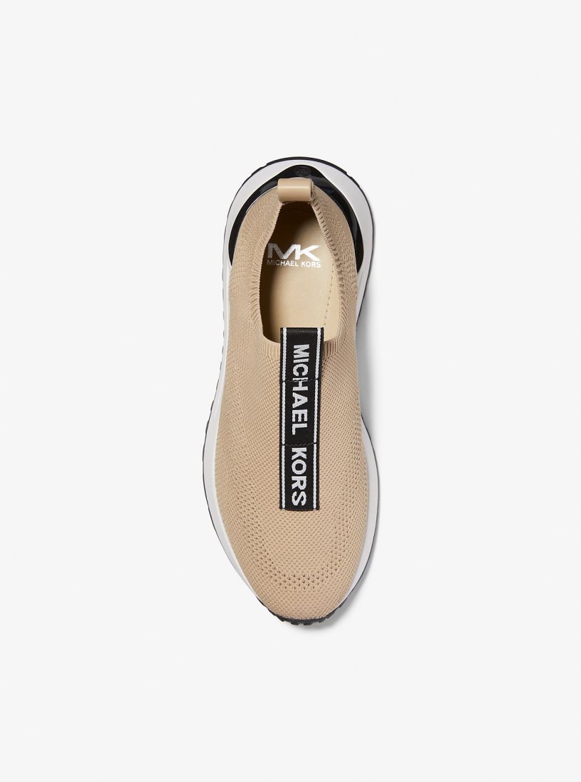 Basket Michael Kors Miles Stretch Knit Slip-On Sneaker Homme Chino | 5098OUADZ