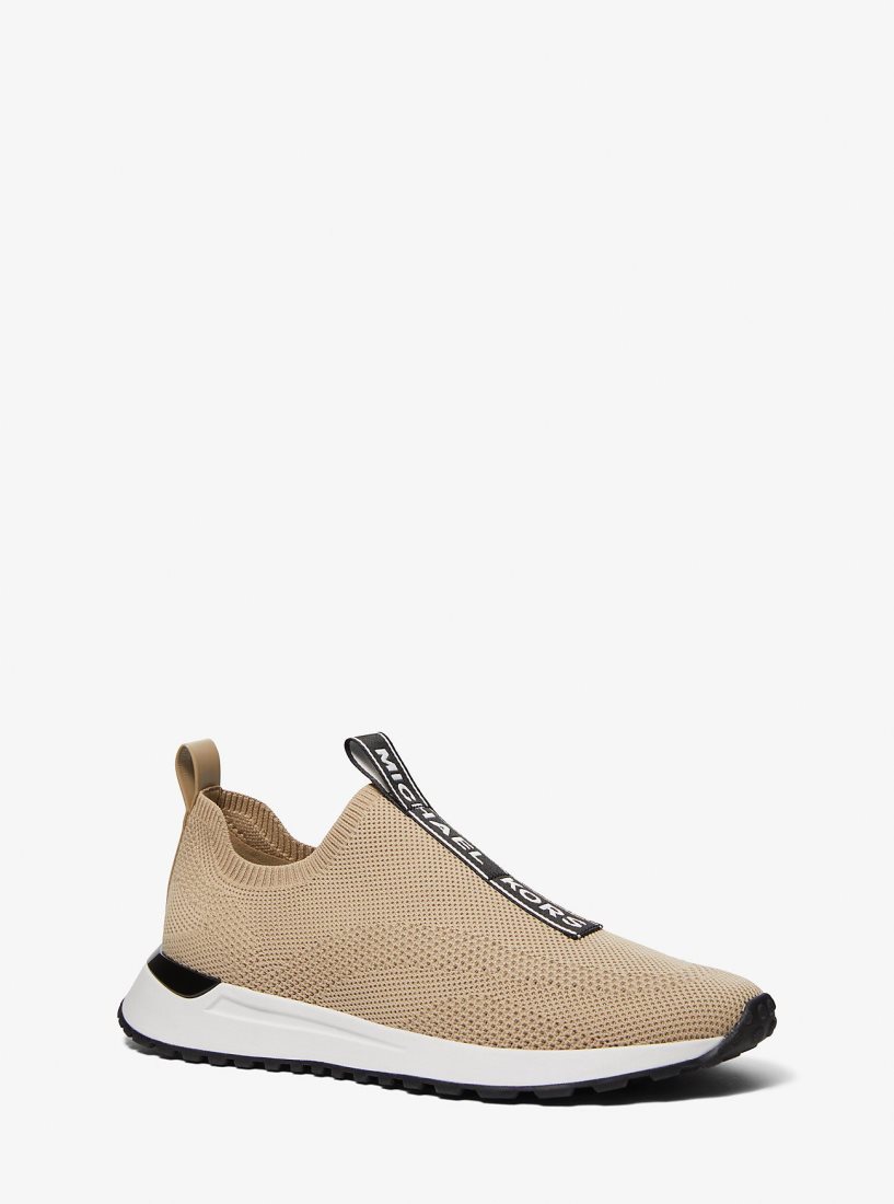 Basket Michael Kors Miles Stretch Knit Slip-On Sneaker Homme Chino | 5098OUADZ