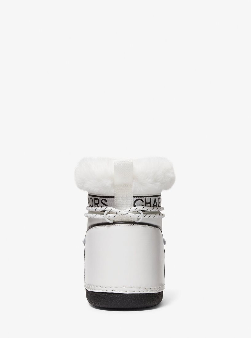 Botte Michael Kors Zelda Nylon Snow Boot Femme Blanche | 8425CNPHE