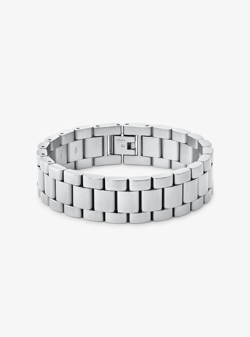 Bracelets Michael Kors Precious Metal Bracelet Femme Argent | 3641RYIOG