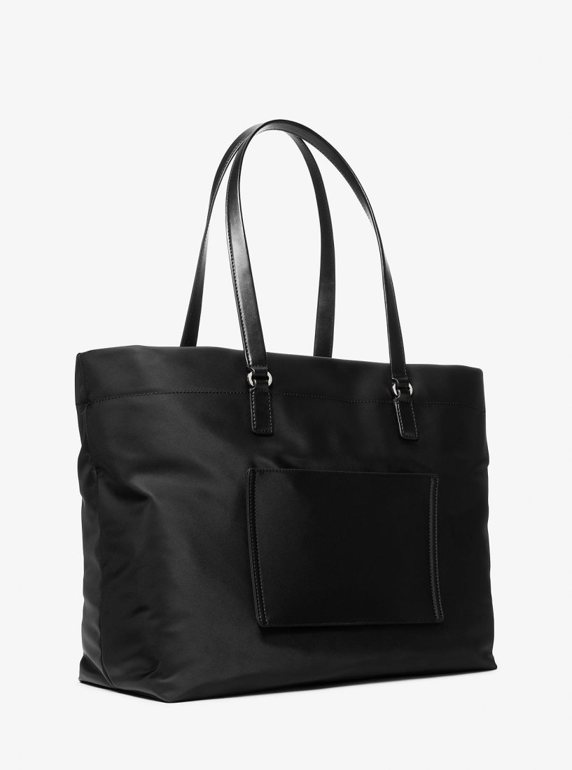Cabas Michael Kors Slater Extra-Large Recycled Nylon Tote Bag Femme Noir | 0327SKWJV