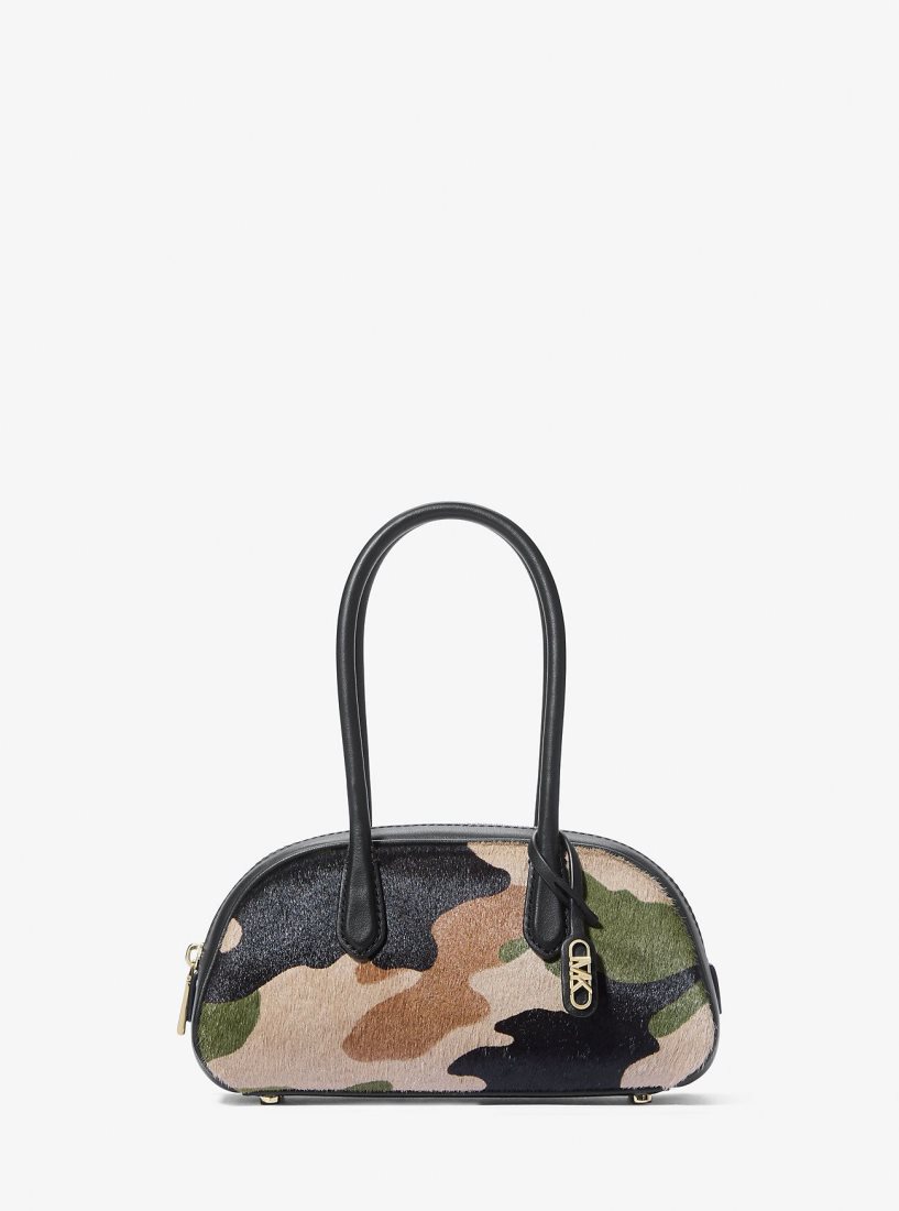 Cartable Michael Kors Lulu Small Camouflage Print Calf Hair Satchel Femme Vert Olive Multicolore | 5413HYCDK