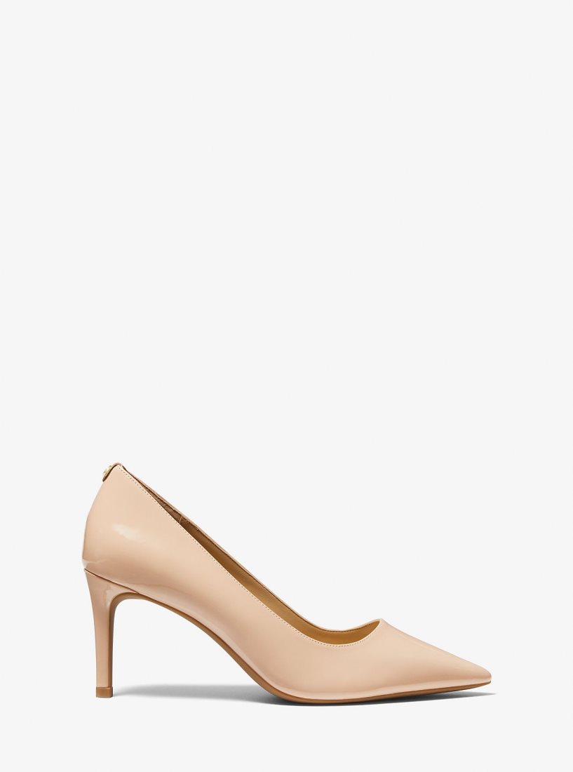 Escarpin Michael Kors Alina Flex Faux Patent Leather Pump Femme Rose Clair | 0237DBNPE