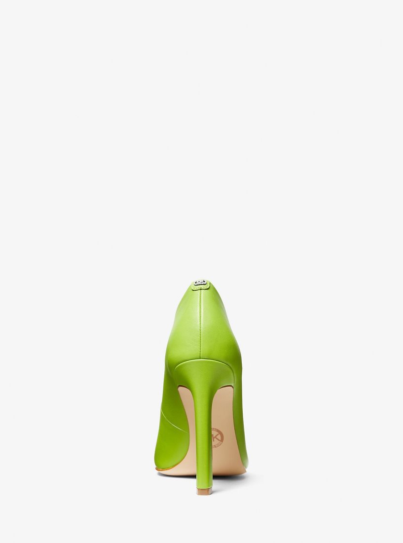 Escarpin Michael Kors Amara Leather Pump Femme Pear | 9526BHCWL