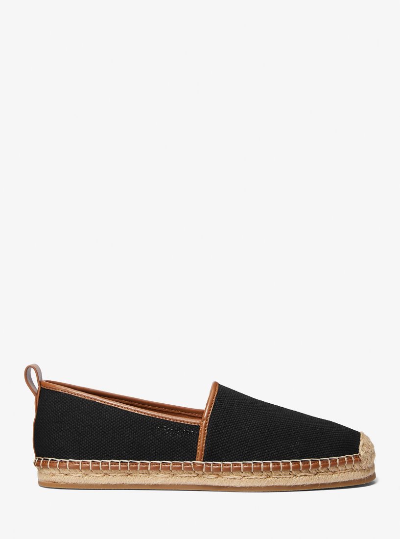 Espadrillas Michael Kors Owen Cotton Canvas Espadrille Homme Noir | 8460UQOGD