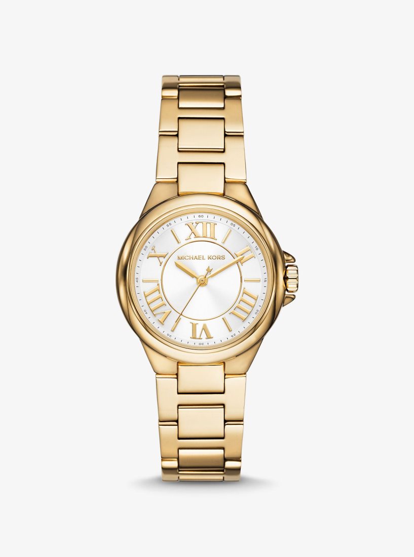 Gold-tone Michael Kors Mini Camille Gold-Tone Watch Femme Doré | 5049CRZGI