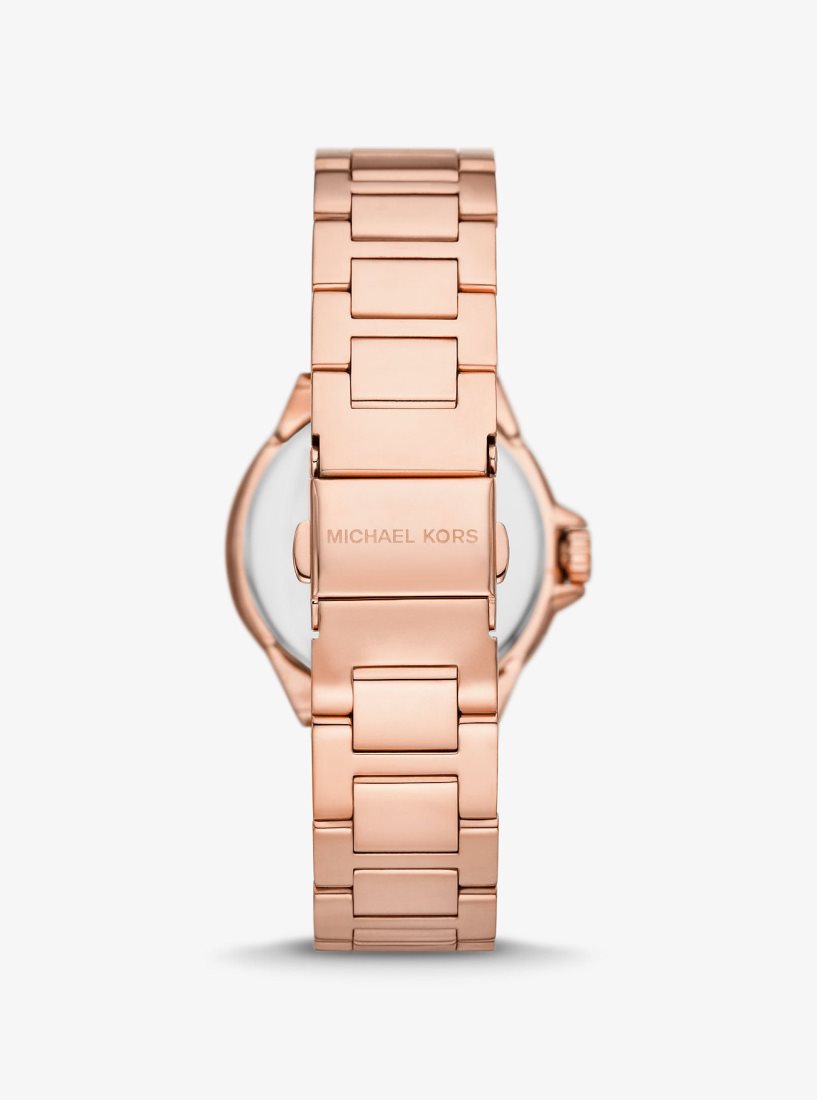 Gold-tone Michael Kors Mini Camille Rose Gold-Tone Watch Femme Rose Doré | 6145ZBQIY