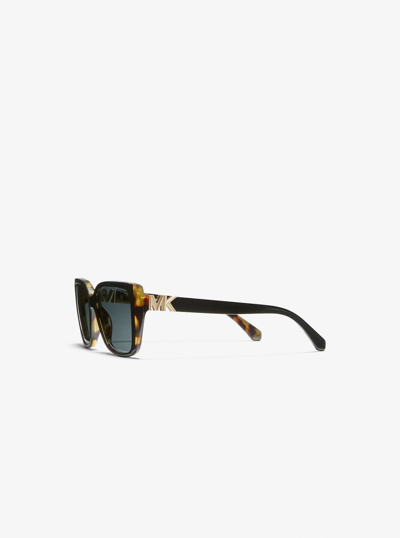 Lunette de Soleil Michael Kors Acadia Sunglasses Femme Tortoise | 0698VCPWQ