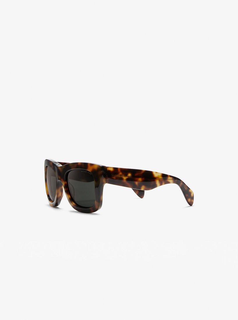 Lunette de Soleil Michael Kors Athens Sunglasses Femme Tortoise | 6230TQPXF