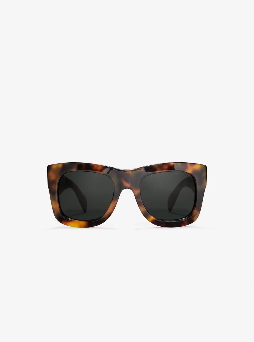 Lunette de Soleil Michael Kors Athens Sunglasses Femme Tortoise | 6230TQPXF