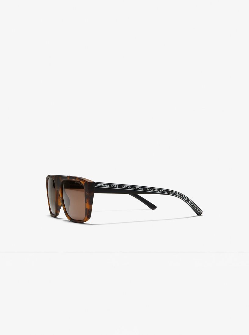 Lunette de Soleil Michael Kors Byron Sunglasses Homme Tortoise | 9547PRYBM