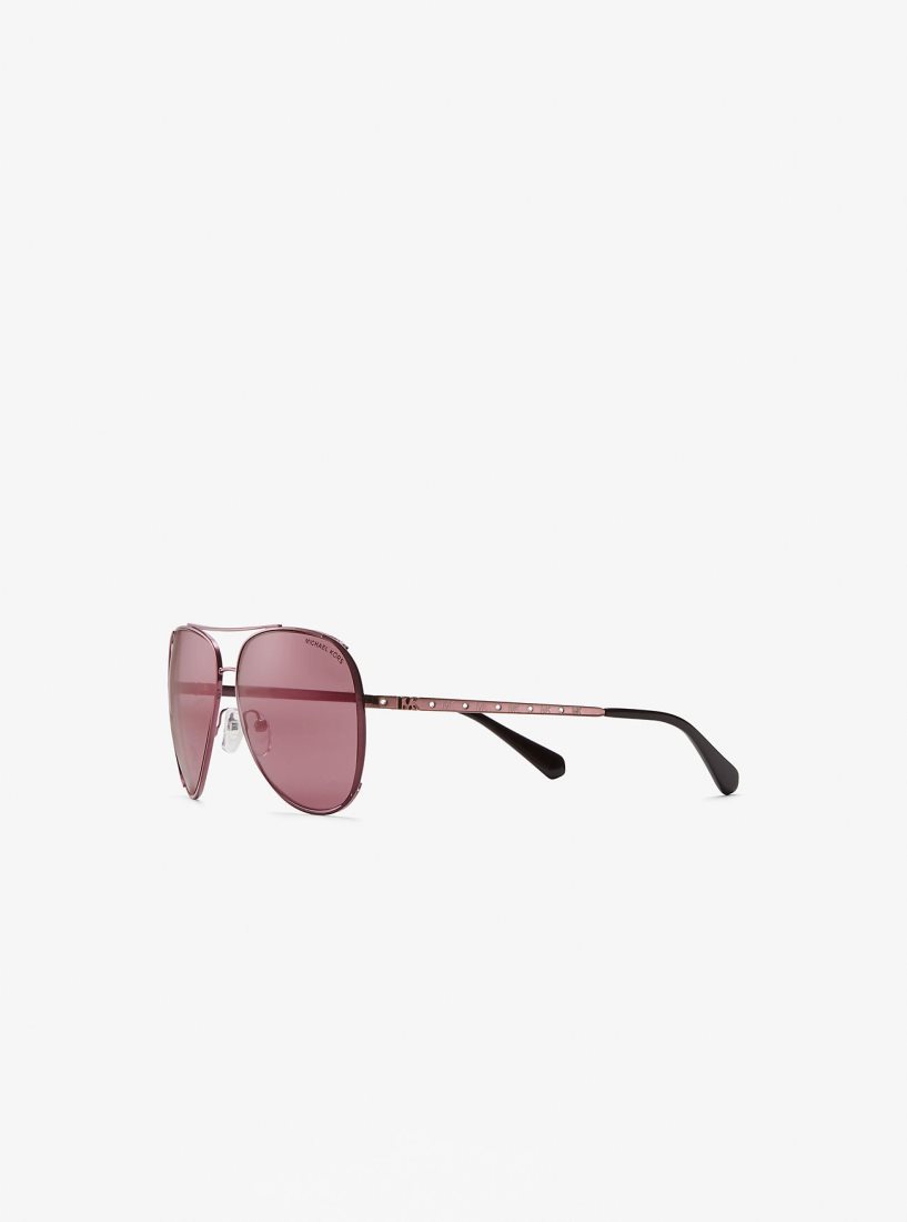 Lunette de Soleil Michael Kors Chelsea Bright Sunglasses Femme Marron Foncé | 5621UYHAO