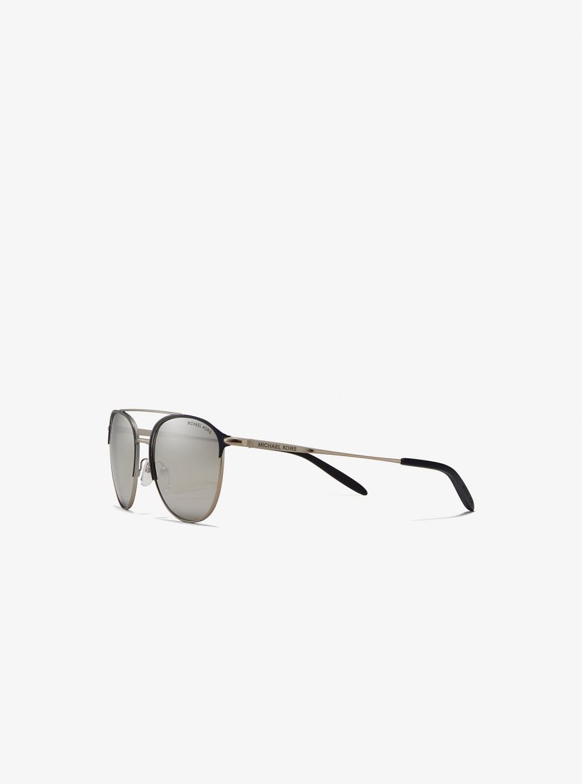 Lunette de Soleil Michael Kors Dune Sunglasses Homme Bleu Marine | 0429JINAF