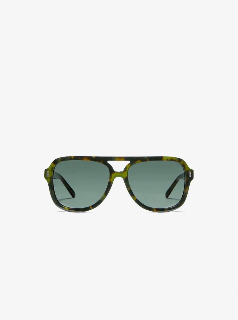 Lunette de Soleil Michael Kors Durango Sunglasses Femme Vert | 9130PQZOV