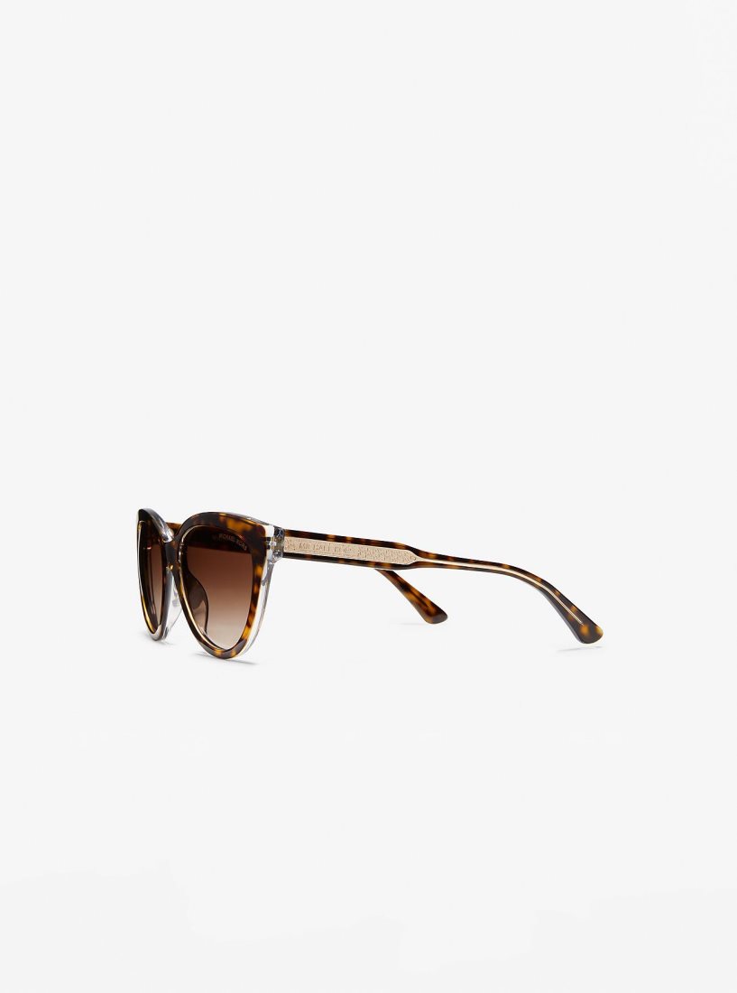 Lunette de Soleil Michael Kors Makena Sunglasses Femme Tortoise | 8367DTYHS
