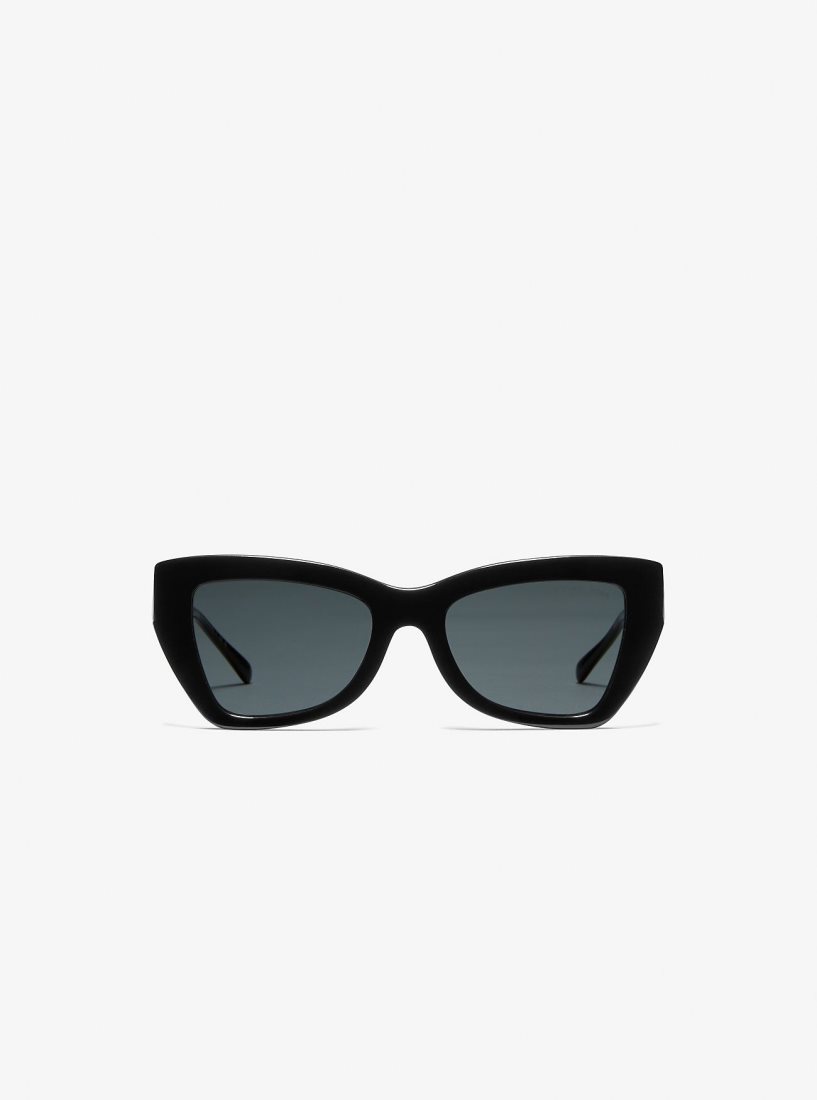 Lunette de Soleil Michael Kors Montecito Sunglasses Femme Noir | 6802TRCPG