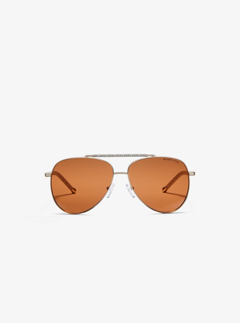 Lunette de Soleil Michael Kors Portugal Sunglasses Femme Jaune Clair | 5976OCXTB