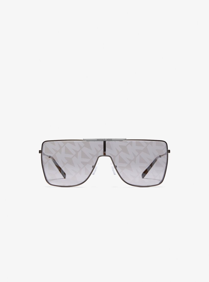 Lunette de Soleil Michael Kors Snowmass Sunglasses Femme Grise | 2103PDGZC