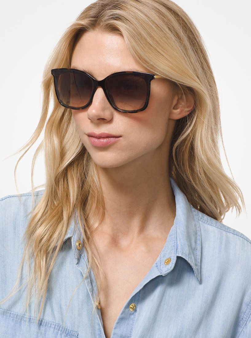 Lunette de Soleil Michael Kors Zermatt Sunglasses Femme Tortoise | 6421BCGLJ