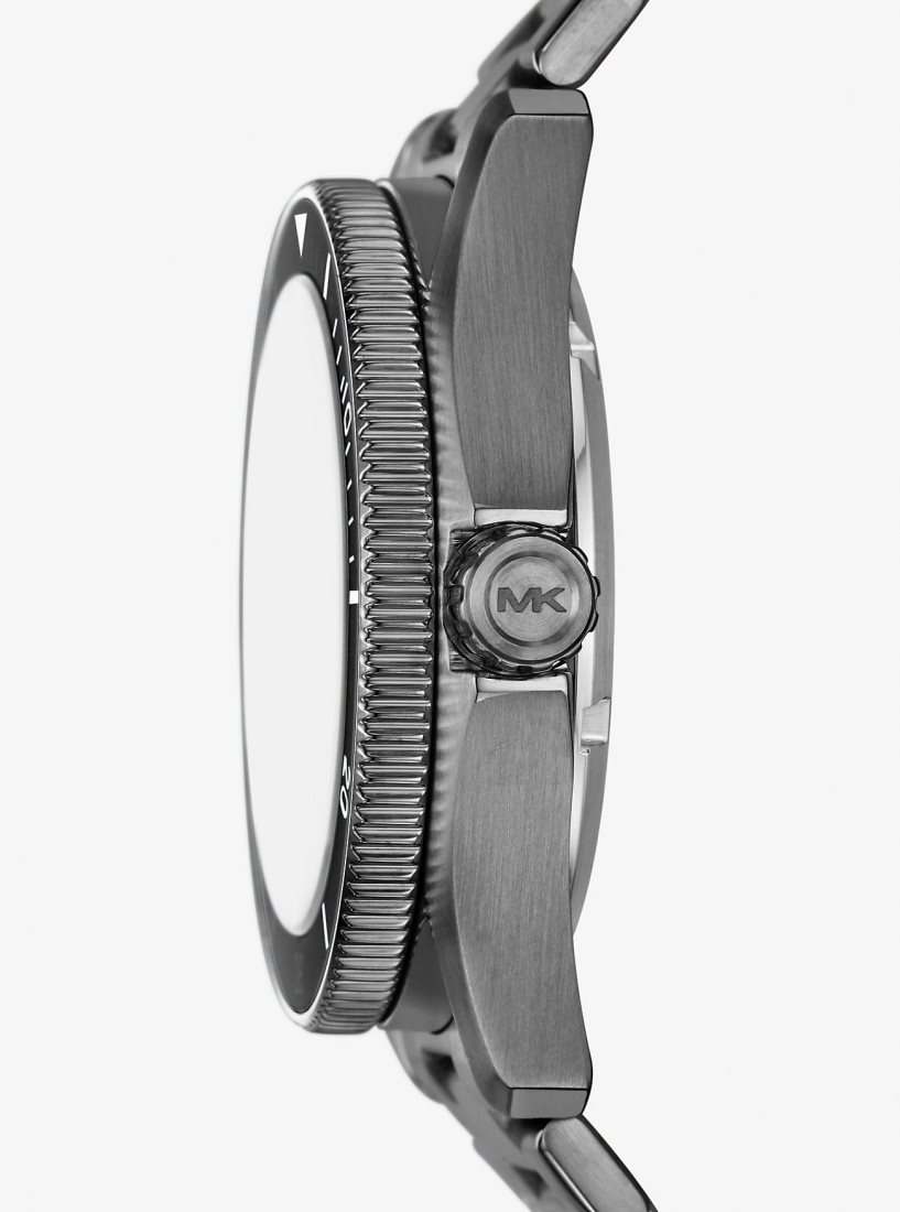 Oversized Michael Kors Oversized Maritime Gunmetal Watch Homme Grise | 1426ECXBY