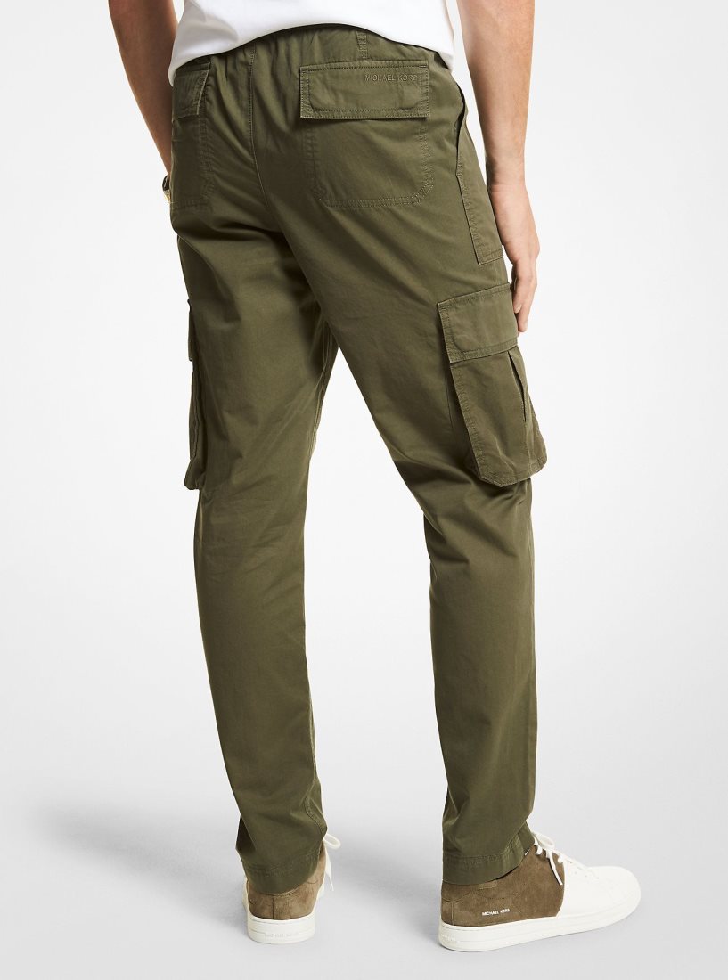 Pantalon Michael Kors Cotton Cargo Pants Homme Vert Foncé | 2683VDXAG