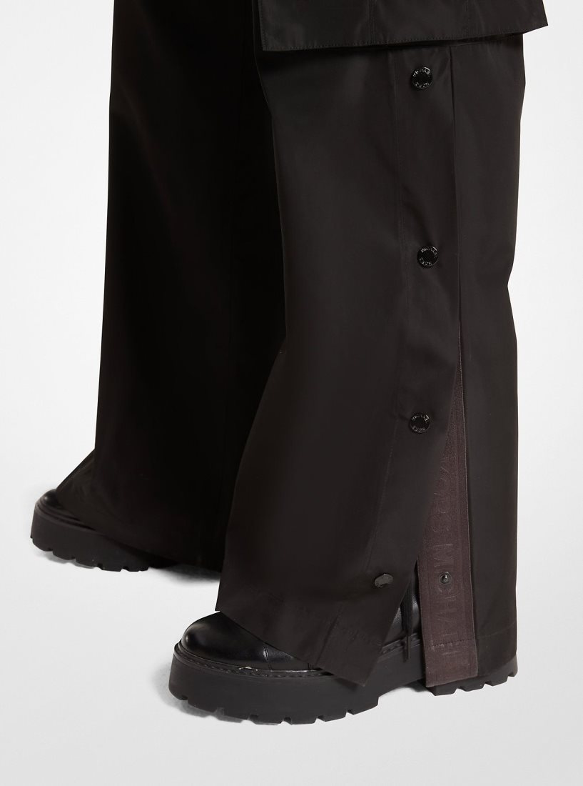 Pantalon Michael Kors Woven Wide-Leg Cargo Pants Femme Noir | 3279RBUOT