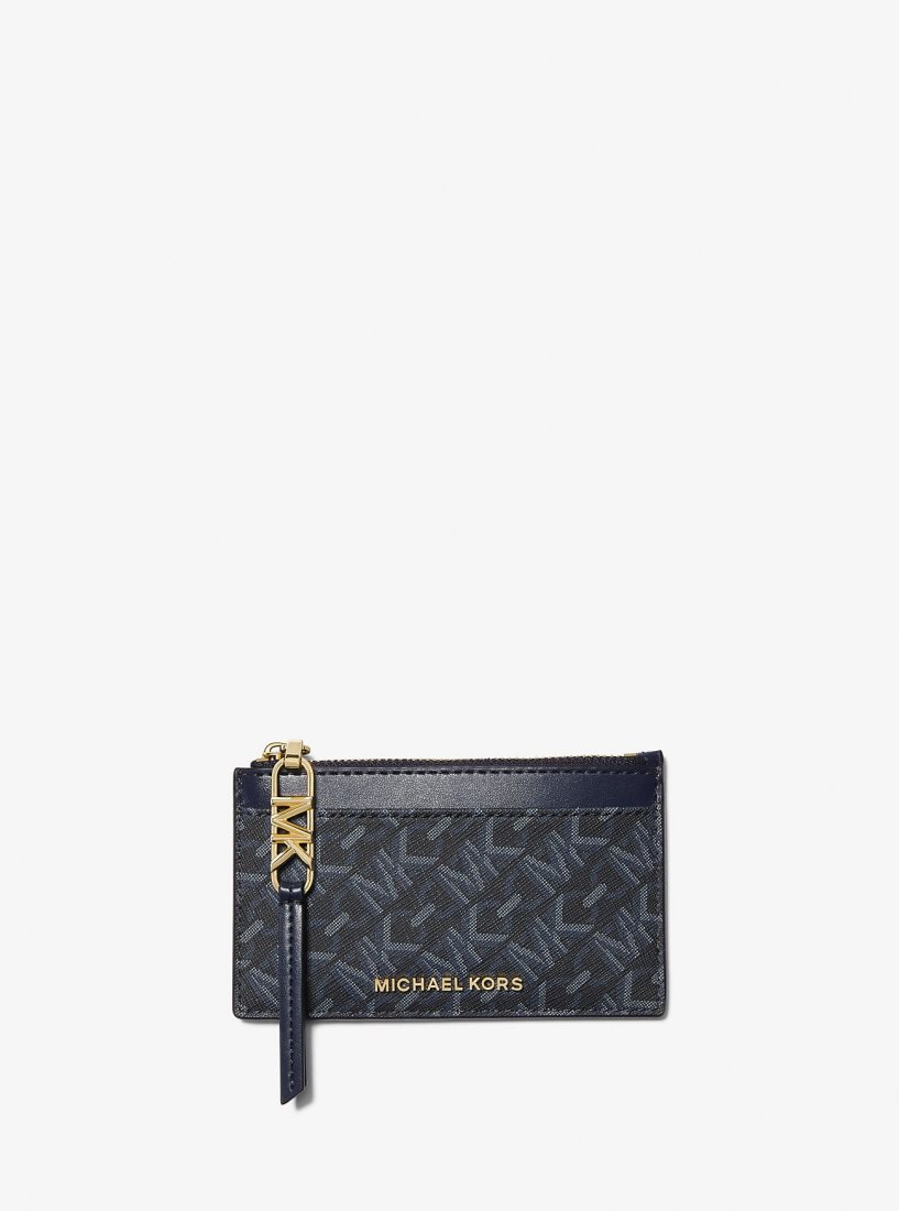 Porte Cartes Michael Kors Empire Small Card Case Femme Admrl/Plblue | 1673ZNSUF