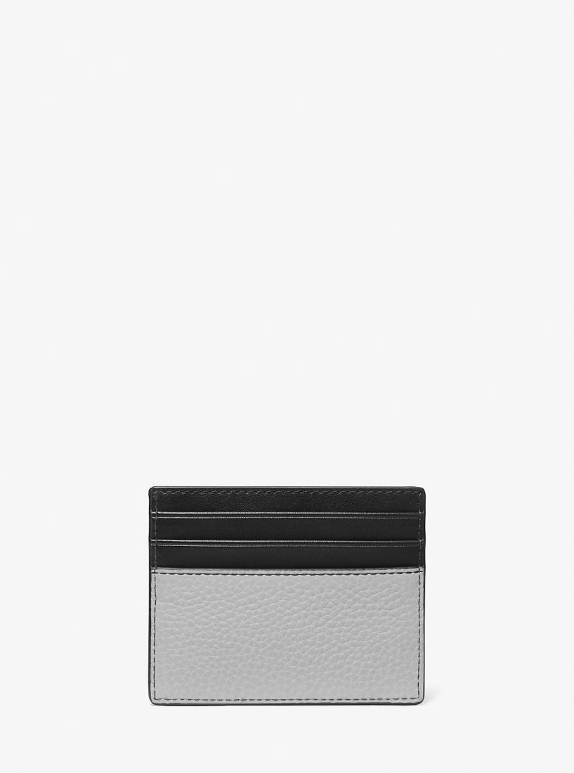 Porte Cartes Michael Kors Hudson Empire Signature Logo Tall Card Case Homme Noir | 3819YDSBX