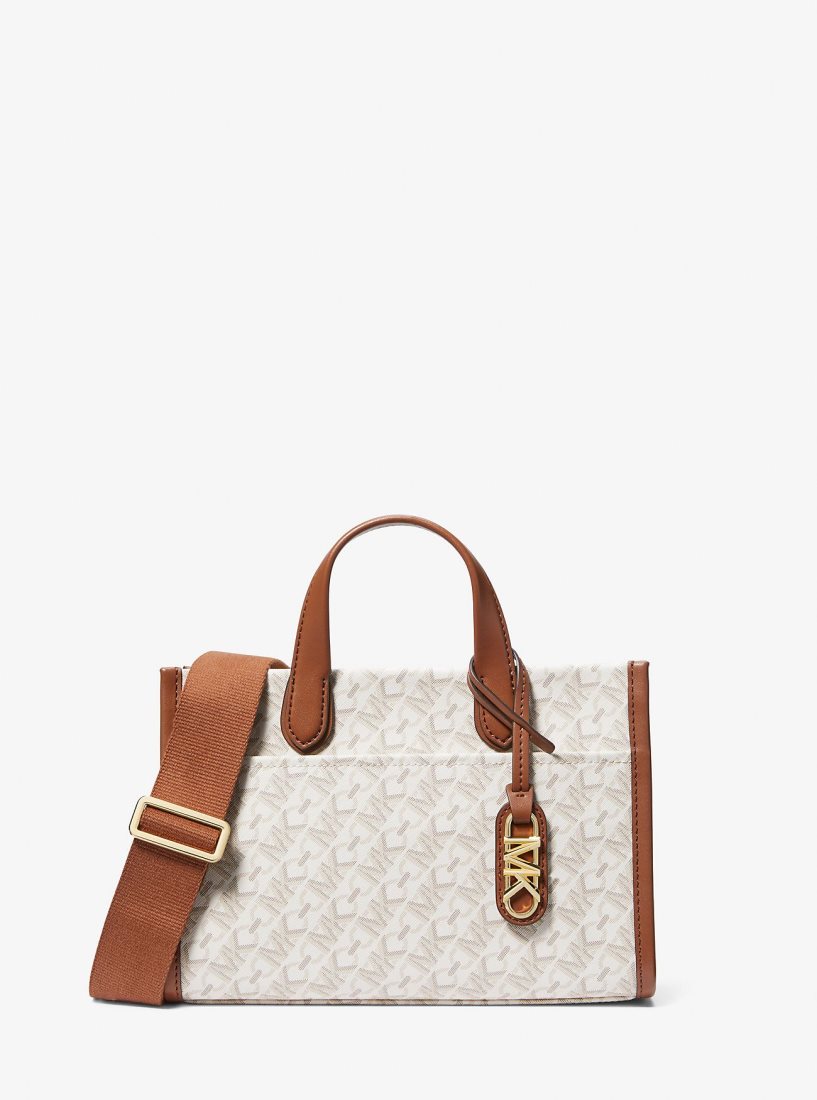 Sac Crossbody Michael Kors Gigi Small Empire Signature Logo Messenger Bag Femme Jaune Clair | 3957MNFJW