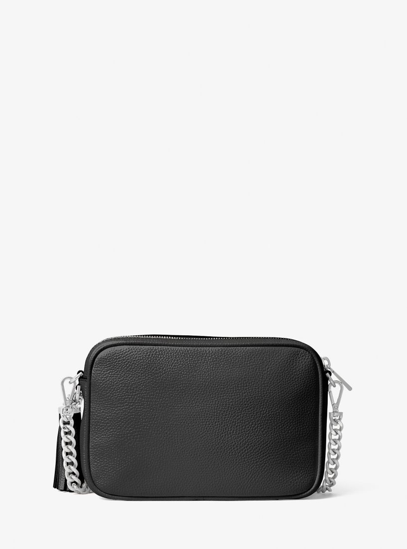Sac Crossbody Michael Kors Ginny Leather Crossbody Bag Femme Noir | 0423LGURX