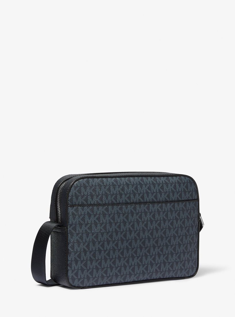 Sac Crossbody Michael Kors Hudson Logo Utility Crossbody Bag Homme Admrl/Plblue | 4639WMYCU
