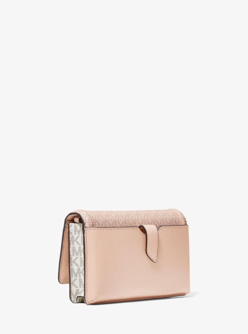Sac Crossbody Michael Kors Jet Set Small Two-Tone Logo Smartphone Crossbody Bag Femme Multicolore | 0473MSFZP