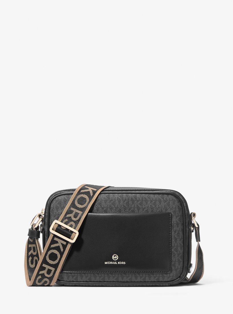 Sac Crossbody Michael Kors Maeve Large Logo Crossbody Bag Femme Noir | 8943YTZXK