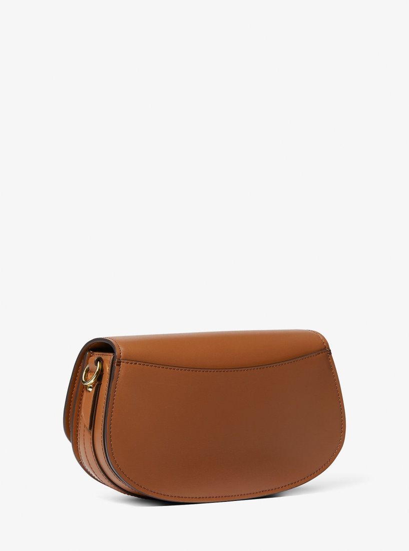 Sac Crossbody Michael Kors Mila Medium Leather Messenger Bag Femme Luggage | 6491QDJBR
