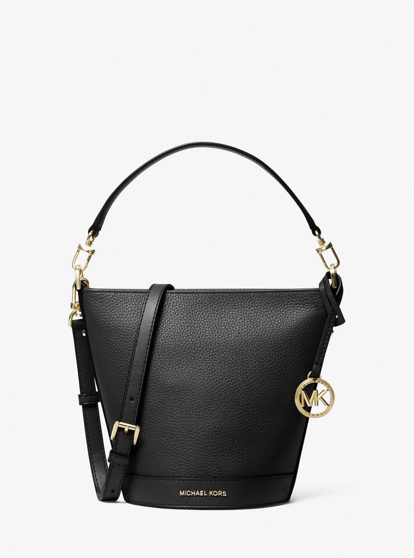 Sac Crossbody Michael Kors Townsend Small Pebbled Leather Crossbody Bag Femme Noir | 4728VQZGP