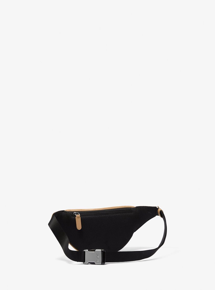 Sac Crossbody Michael Kors Varick Small Suede Belt Bag Homme Marron | 0742EOZFW