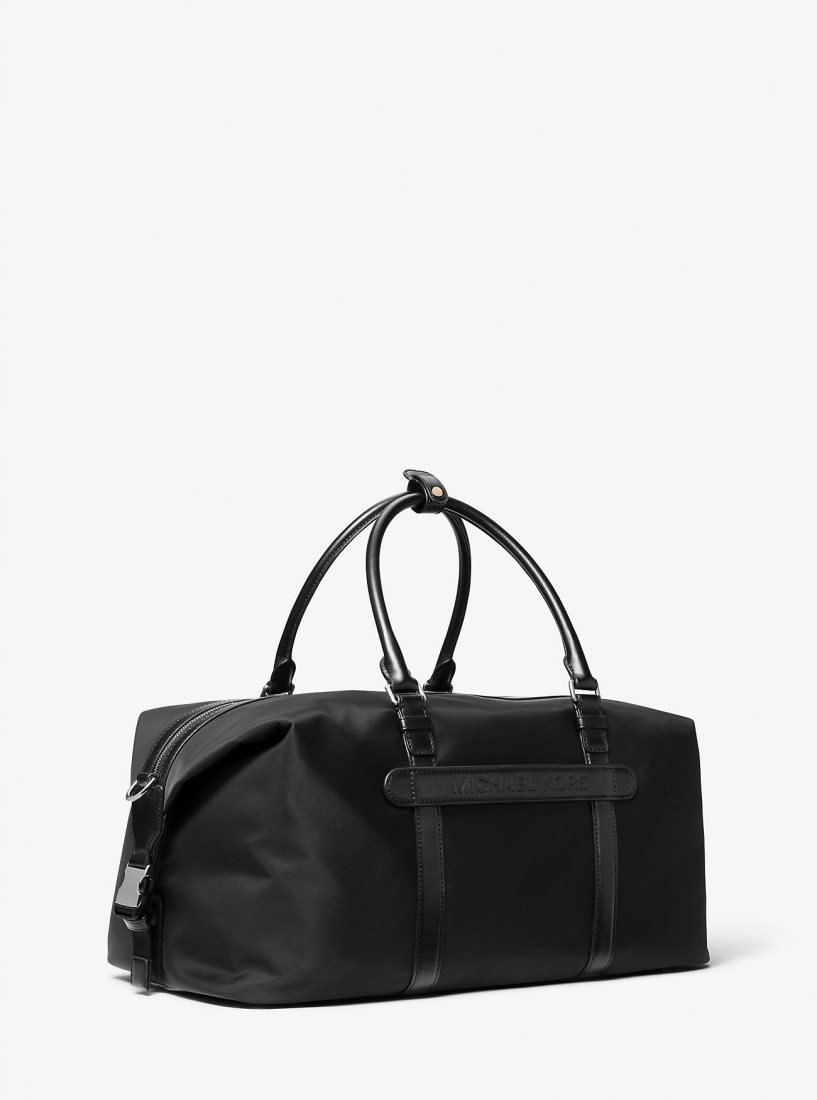 Sac Polochon Michael Kors Brooklyn Recycled Nylon Duffel Bag Homme Noir | 9051VEDFL