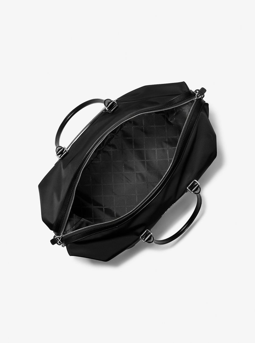 Sac Polochon Michael Kors Brooklyn Recycled Nylon Duffel Bag Femme Noir | 3952ZNODK
