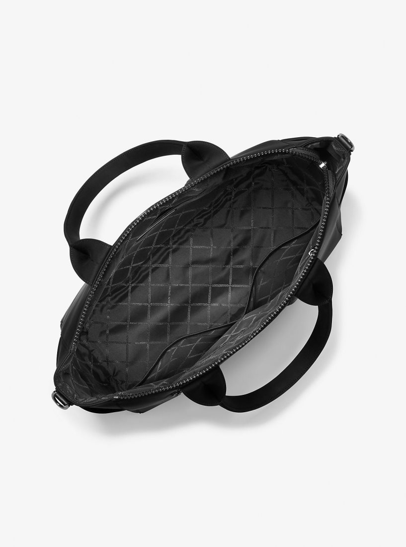 Sac Polochon Michael Kors Brooklyn Scuba Travel Tote Bag Homme Noir | 6213PCGTD