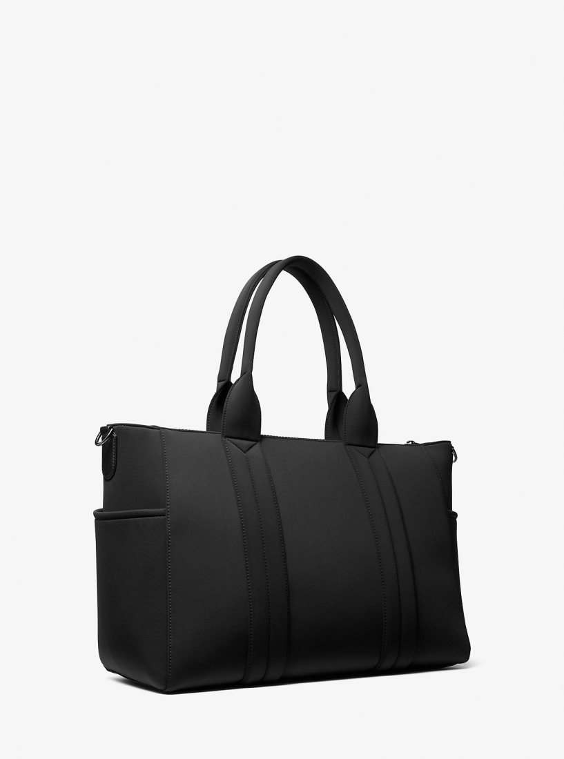 Sac Polochon Michael Kors Brooklyn Scuba Travel Tote Bag Homme Noir | 6213PCGTD