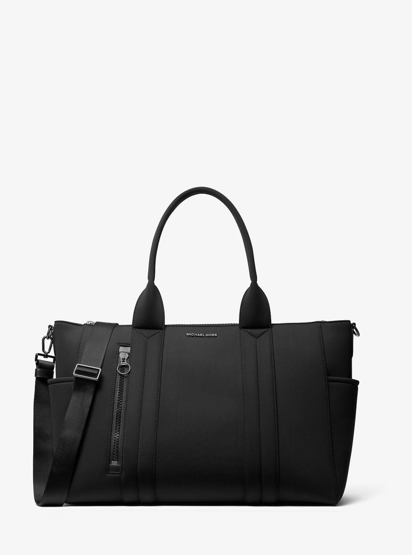 Sac Polochon Michael Kors Brooklyn Scuba Travel Tote Bag Homme Noir | 6213PCGTD