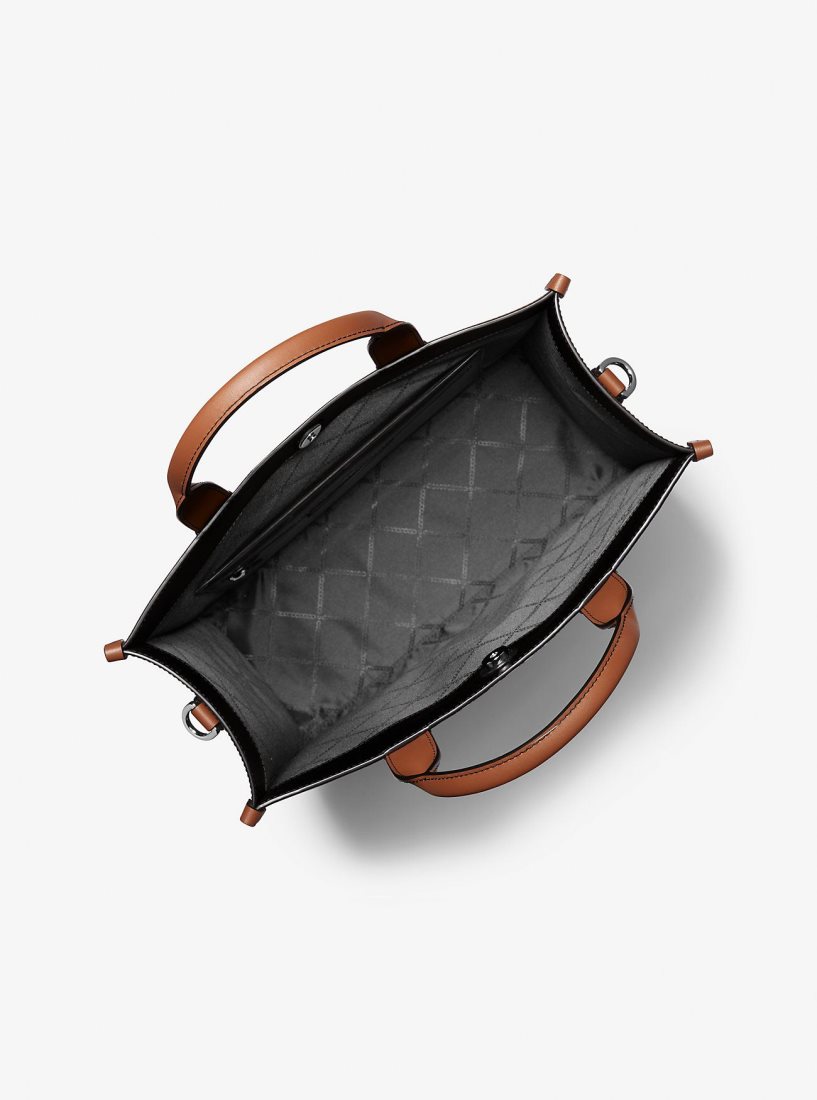 Sac Polochon Michael Kors Hudson Pebbled Leather Tote Bag Homme Luggage | 0891YJORI