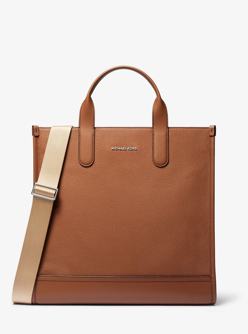 Sac Polochon Michael Kors Hudson Pebbled Leather Tote Bag Homme Luggage | 0891YJORI