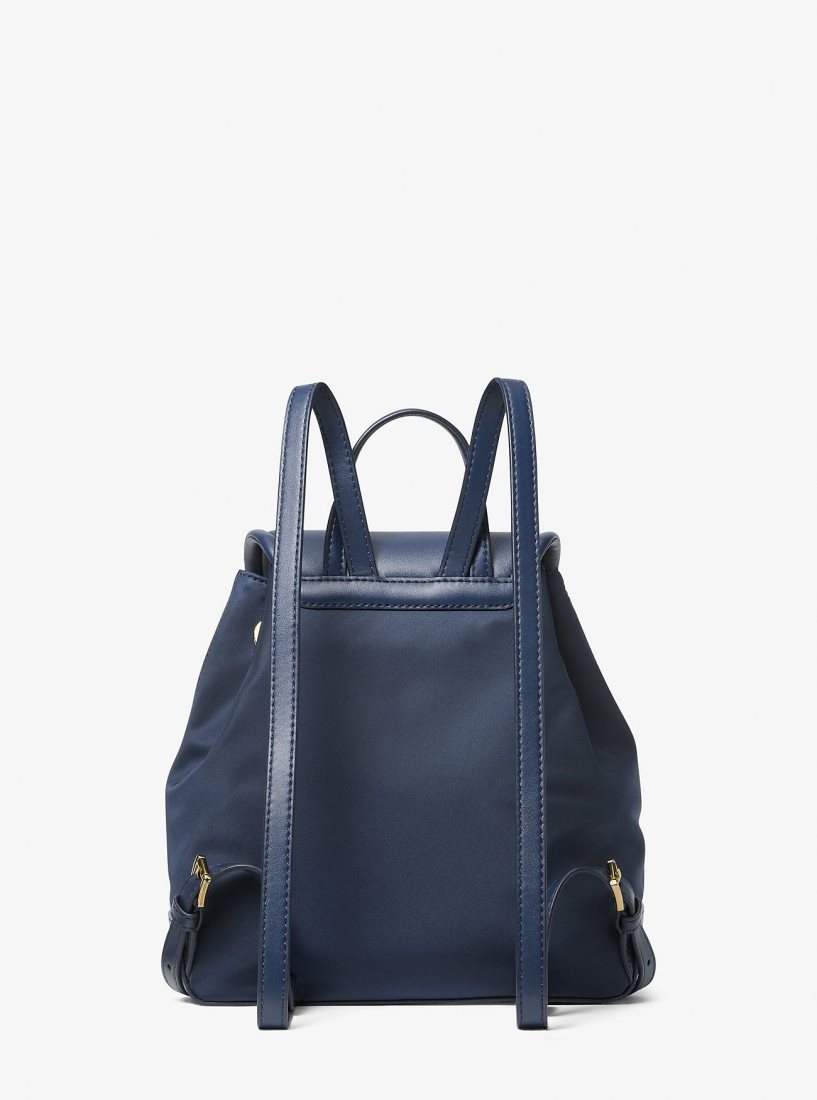 Sacs à Dos Michael Kors Cara Small Nylon Backpack Femme Bleu Marine | 2738HNISV