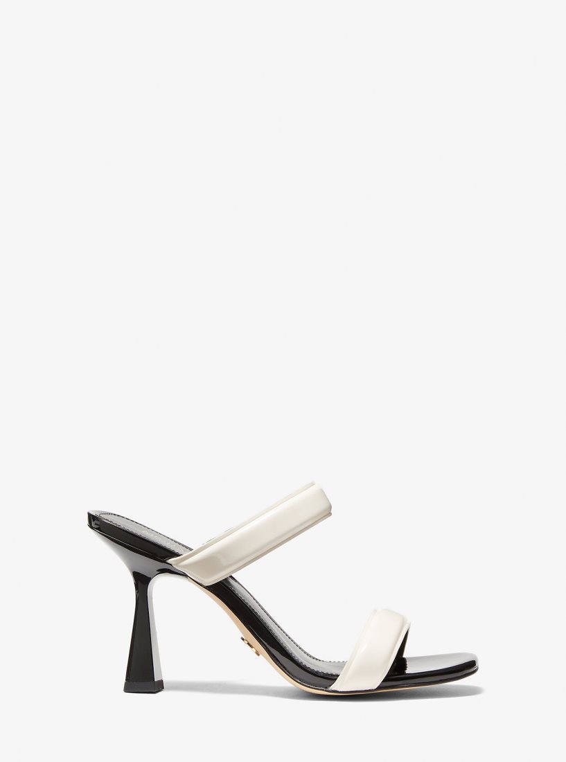 Sandale Michael Kors Clara Two-Tone Patent Leather Sandal Femme Multicolore | 6087YFDLI