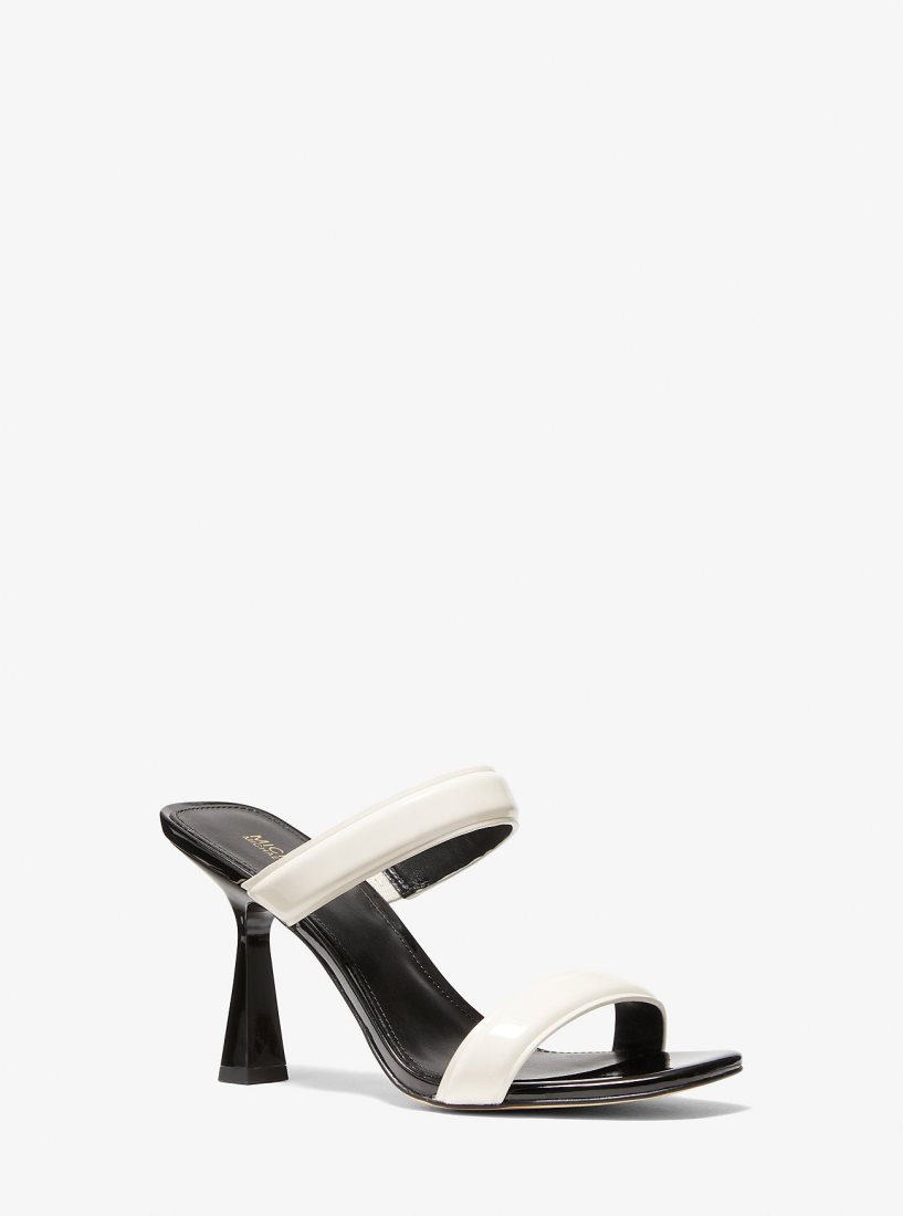 Sandale Michael Kors Clara Two-Tone Patent Leather Sandal Femme Multicolore | 6087YFDLI